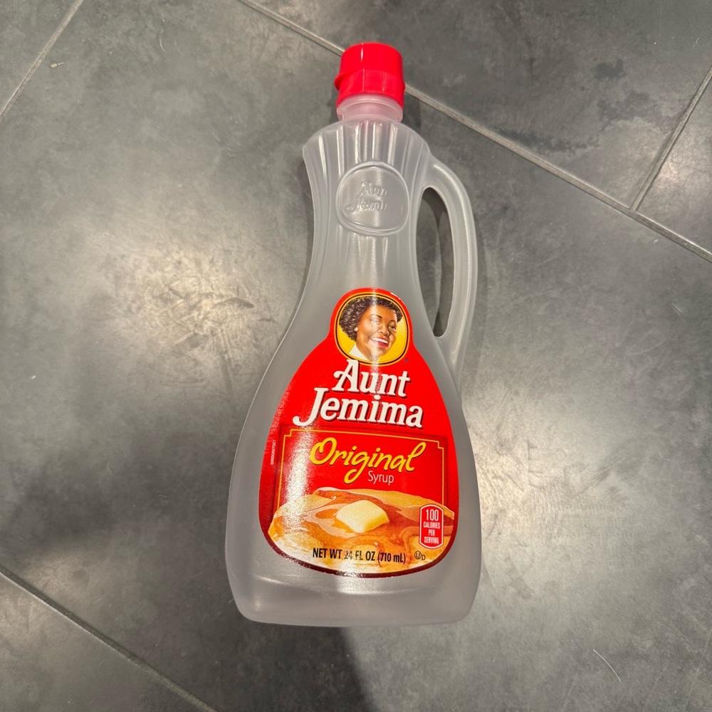 Aunt Jemima Original Syrup empty bottle